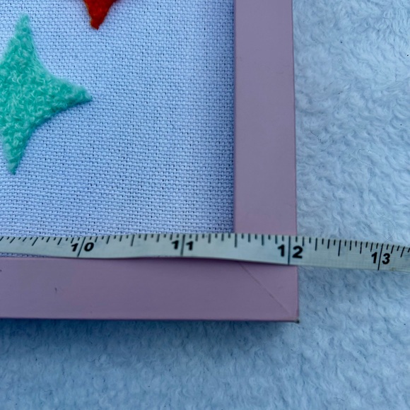 Everything’s Fine Embroidered Colorful Wall Art Decor 70’s Inspired Crocheted - Picture 6 of 12